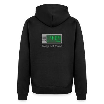 Erreur 404 - Sommeil non trouvé - Veste à capuche bio Premium Unisexe - noir - Dos - Nico (187cm)