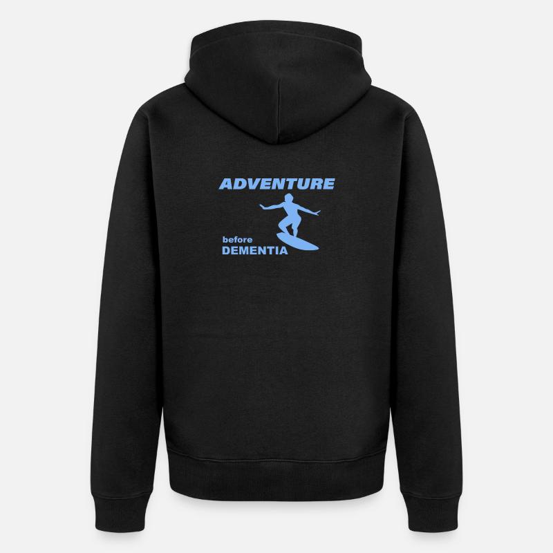 AVENTURE DE SURF - Veste à capuche bio Premium Unisexe - noir