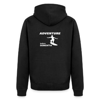AVENTURE DE SURF - Veste à capuche bio Premium Unisexe - noir - Dos - Nico (187cm)
