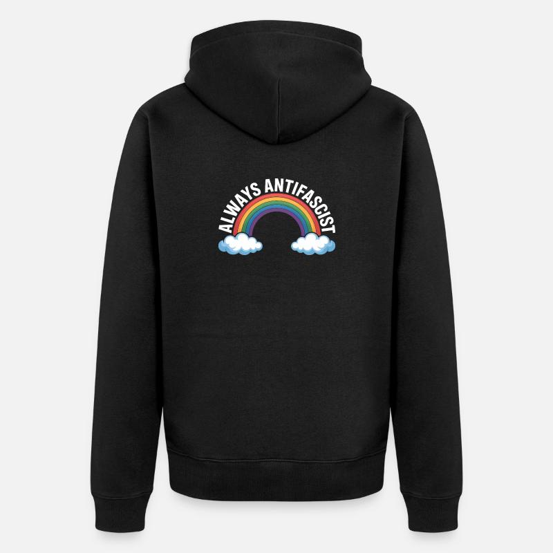 Toujours Antifasciste - Antifa Tee - Veste à capuche bio Premium Unisexe - noir