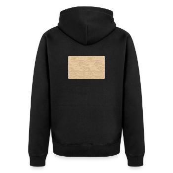 Conception de planche à découper en bois - Veste à capuche bio Premium Unisexe - noir - Dos - Nico (187cm)