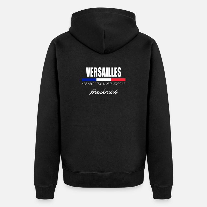 Versailles - Veste à capuche bio Premium Unisexe - noir