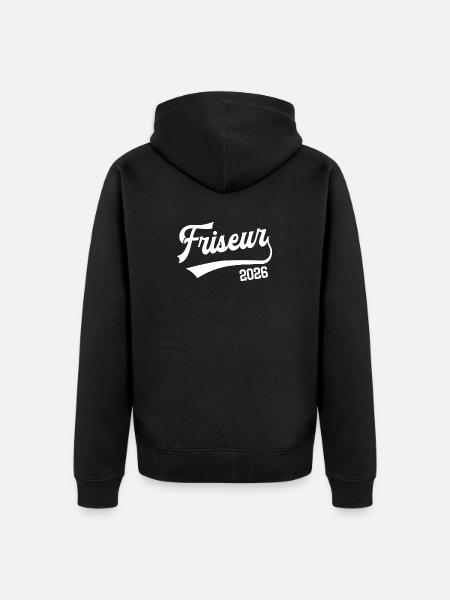 Hairdresser 2026 Apprenticeship Examination Master Trainee - Unisex Premium Organic Zip Hoodie - black