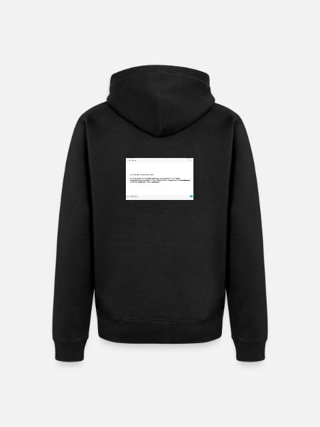 Das Wasser des Lebens - Unisex Premium Bio Zip Hoodie - Schwarz