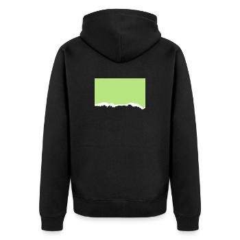 Post-it - Veste à capuche bio Premium Unisexe - noir - Dos - Nico (187cm)