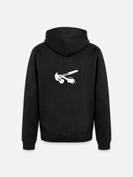 Tool DIY - gift idea - Unisex Premium Organic Zip Hoodie - black