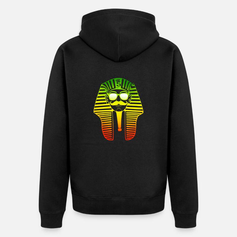 Pharaon Swagg Rasta - Veste à capuche bio Premium Unisexe - noir