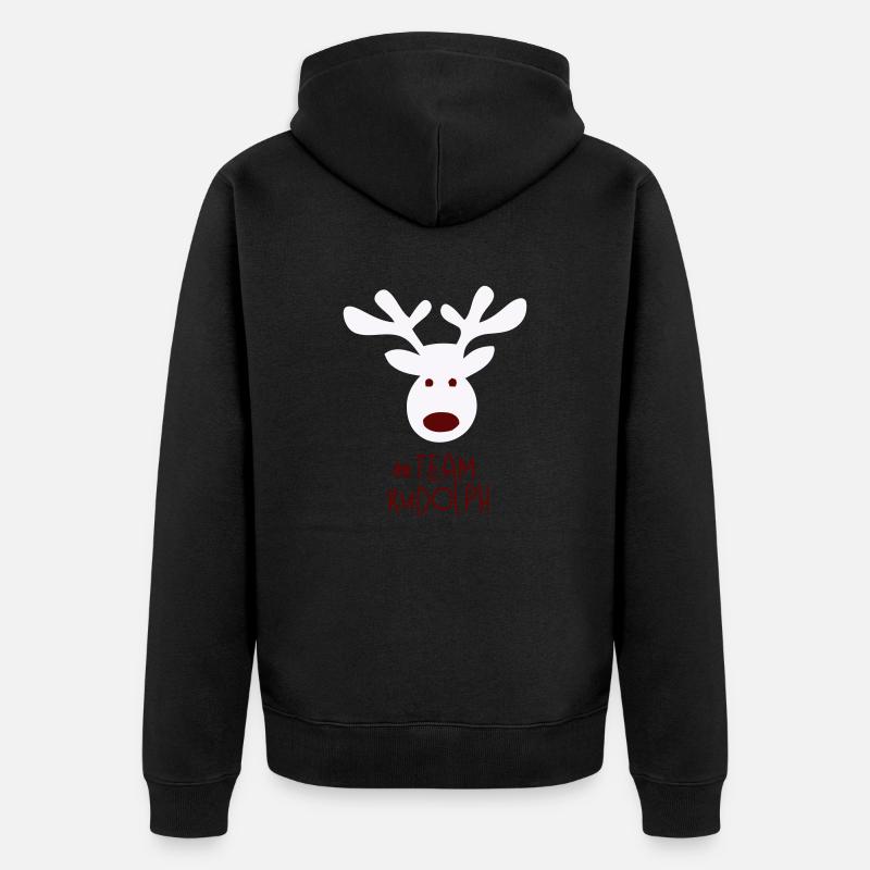 Équipe Rudolf - Veste à capuche bio Premium Unisexe - noir