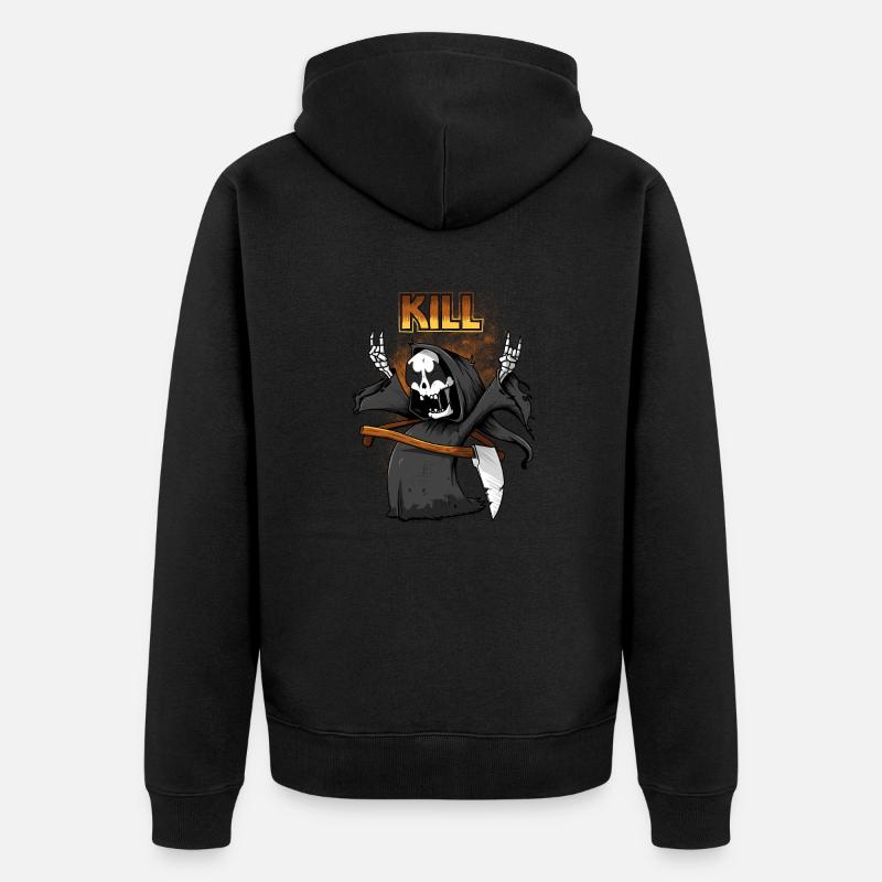 Kill - Veste à capuche bio Premium Unisexe - noir