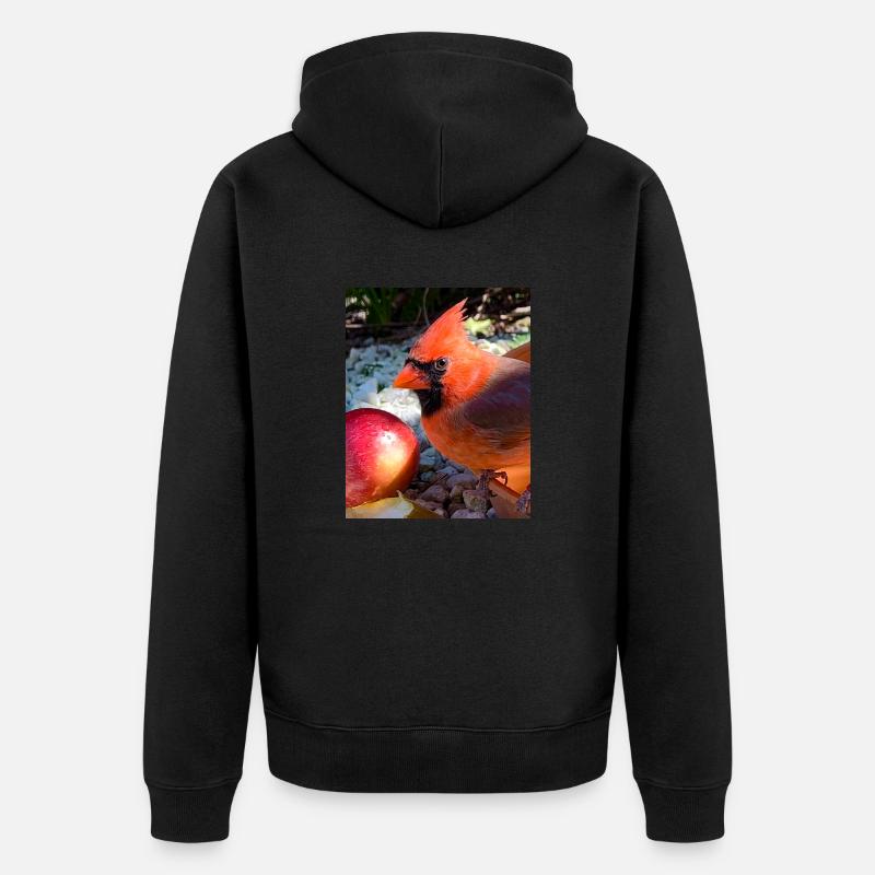 Cardinal du Nord - Veste à capuche bio Premium Unisexe - noir