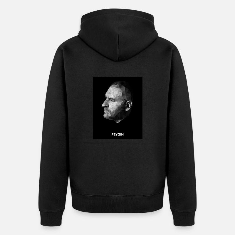 Feygin - Veste à capuche bio Premium Unisexe - noir