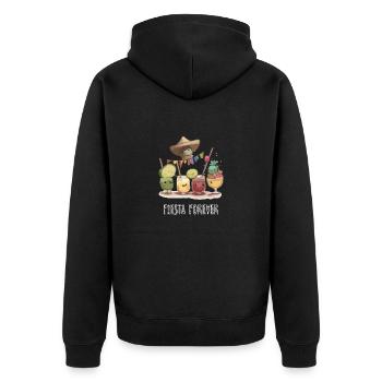 Fiesta forever - Veste à capuche bio Premium Unisexe - noir - Dos - Nico (187cm)