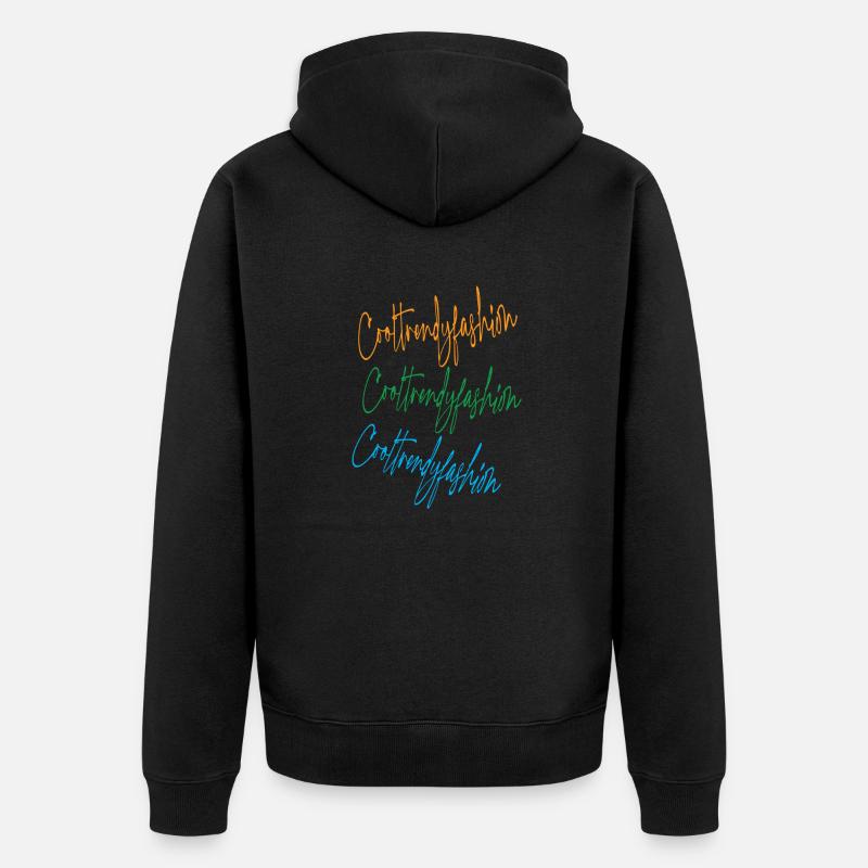 Cooltrendyfashion - Veste à capuche bio Premium Unisexe - noir