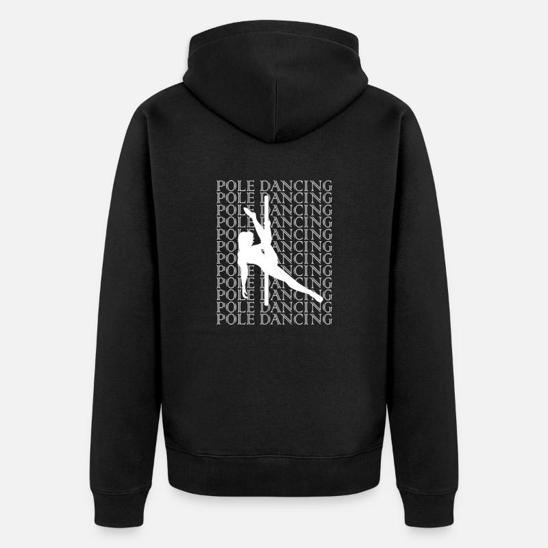 Danse Musique de danse - Veste à capuche bio Premium Unisexe - noir