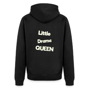 Dictons de bébé - Veste à capuche bio Premium Unisexe - noir - Dos - Nico (187cm)