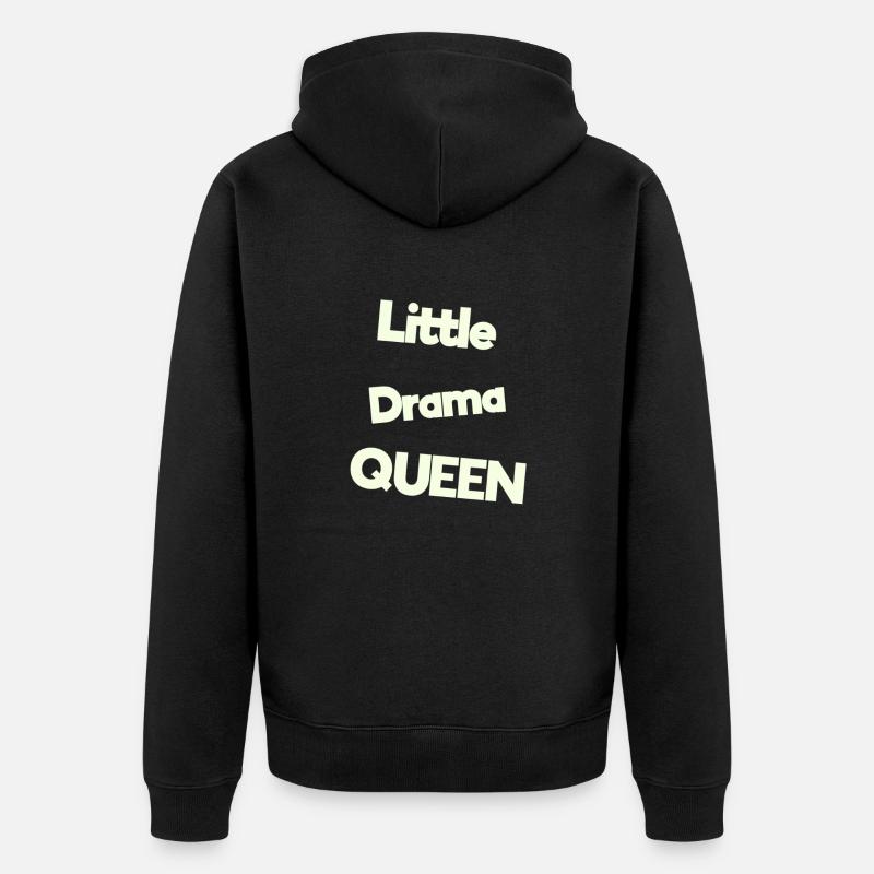 Dictons de bébé - Veste à capuche bio Premium Unisexe - noir