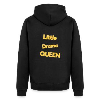 Dictons de bébé - Veste à capuche bio Premium Unisexe - noir - Dos - Nico (187cm)