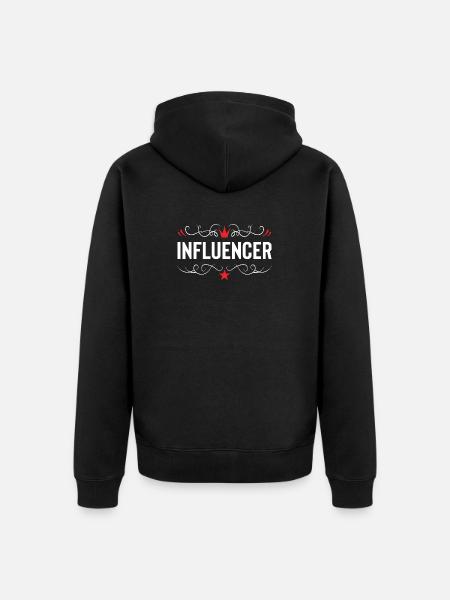Profession d’influenceur - Veste à capuche bio Premium Unisexe - noir