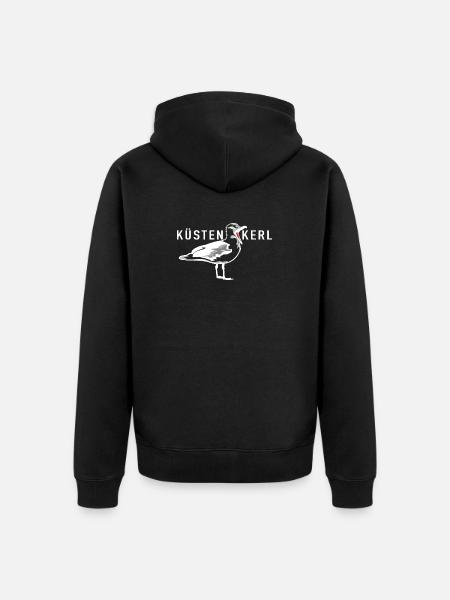 Küstenkerl - Unisex Premium Bio Zip Hoodie - Schwarz