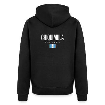 Chiquimula Guatemala Guatemalteken - Veste à capuche bio Premium Unisexe - noir - Dos - Nico (187cm)