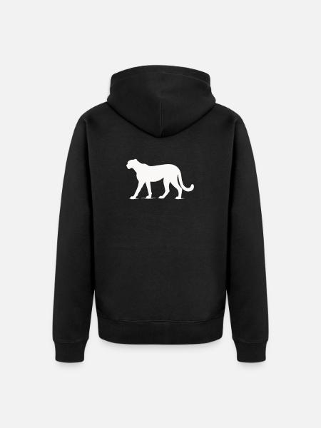 Guépard - Veste à capuche bio Premium Unisexe - noir