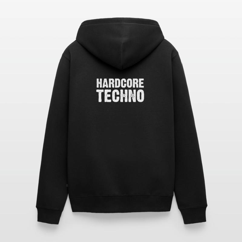 Hardcore Techno Dévasté Veste à capuche bio Premium Unisexe