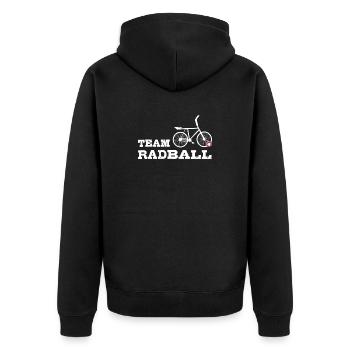 Cyclisme par équipe, Cyclistes de compétition, Cyclisme en salle - Veste à capuche bio Premium Unisexe - noir - Dos - Nico (187cm)