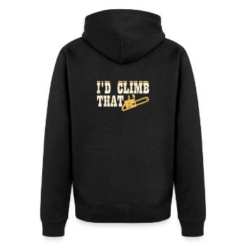 Ébéniste Ébéniste Cadeau Menuisier - Veste à capuche bio Premium Unisexe - noir - Dos - Nico (187cm)