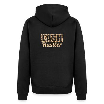Maquillage cosmétiques - Veste à capuche bio Premium Unisexe - noir - Dos - Nico (187cm)