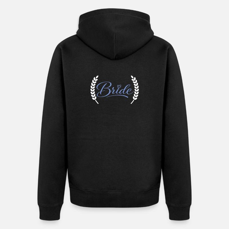 Mariée - Veste à capuche bio Premium Unisexe - noir