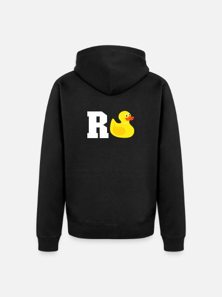 Rente - Unisex Premium Bio Zip Hoodie - Schwarz