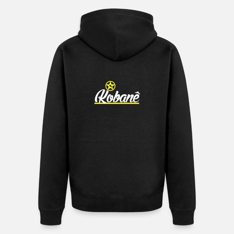Kobane - Veste à capuche bio Premium Unisexe - noir