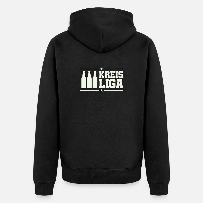 Ligue de district - Veste à capuche bio Premium Unisexe - noir