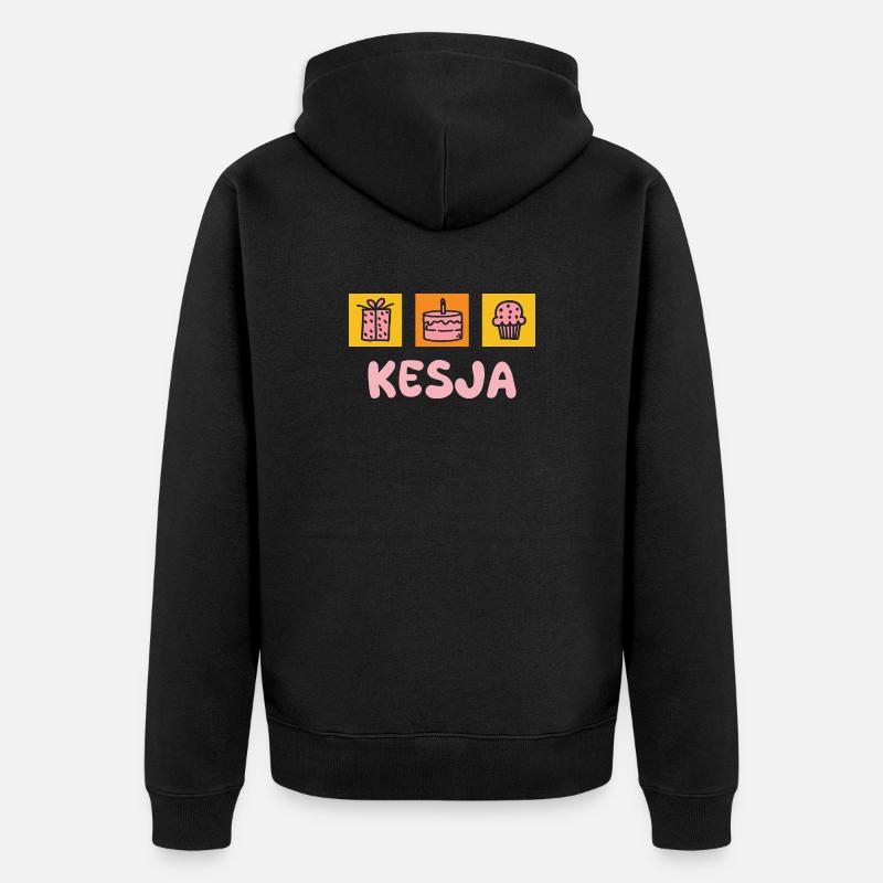 Cadeau pour Kesja - Veste à capuche bio Premium Unisexe - noir