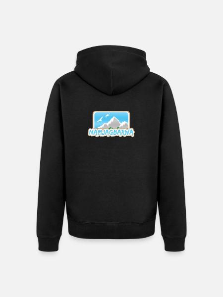 Gift for Namjagbarwa - Unisex Premium Organic Zip Hoodie - black