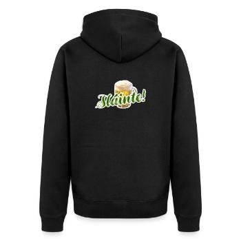 Skål – sláinte øl humor - Veste à capuche bio Premium Unisexe - noir - Dos - Nico (187cm)