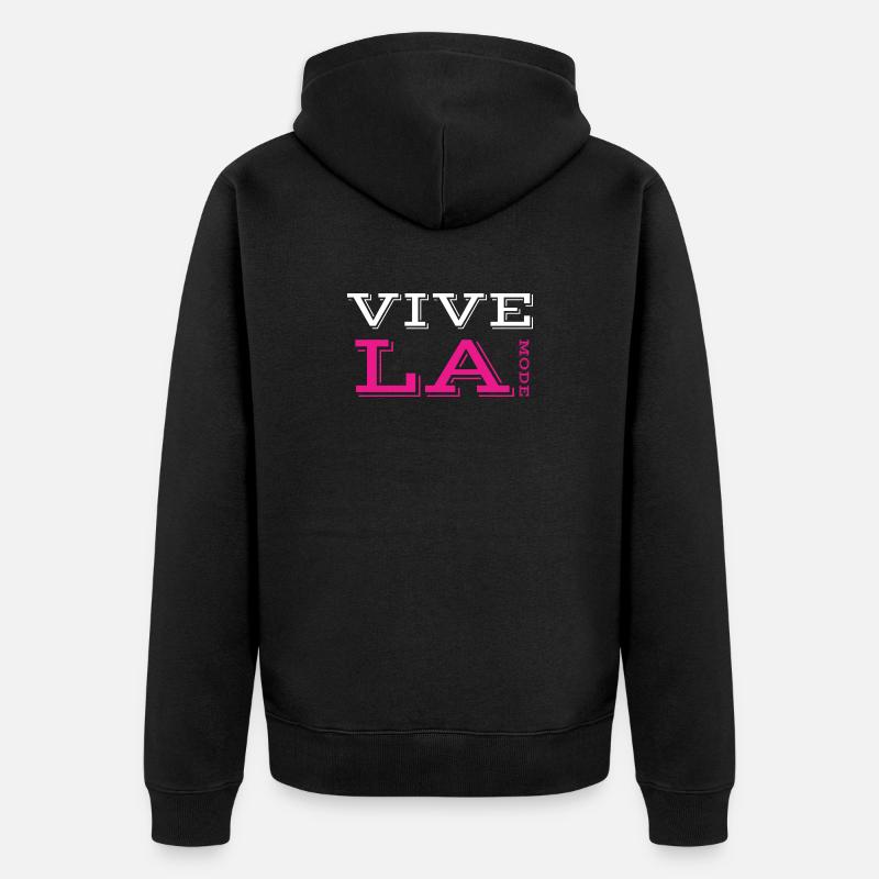 vive la mode - Veste à capuche bio Premium Unisexe - noir