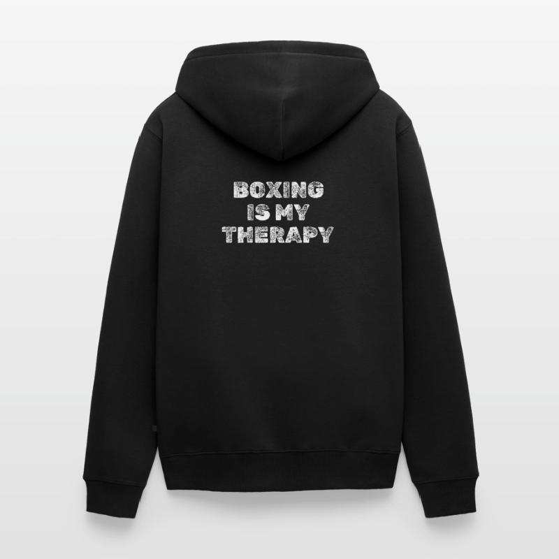 Dire pour la boxe boxeuse Boxe Boxe Veste à capuche bio Premium Unisexe