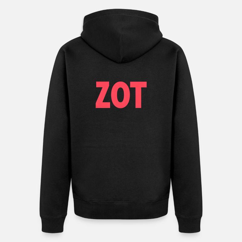Zot – Flämisches Statement-Hemd - Unisex Premium Bio Zip Hoodie - Schwarz