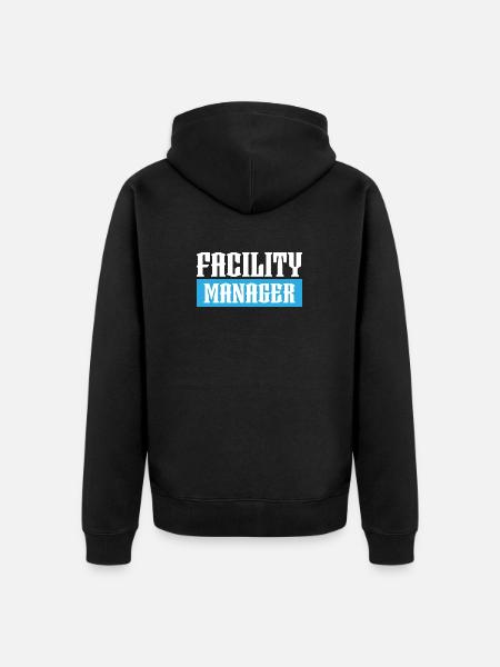 tshirt facility manager noir - Veste à capuche bio Premium Unisexe - noir