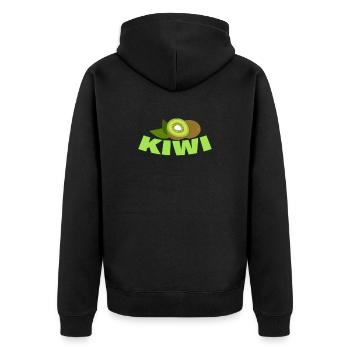 KIWI - Veste à capuche bio Premium Unisexe - noir - Dos - Nico (187cm)