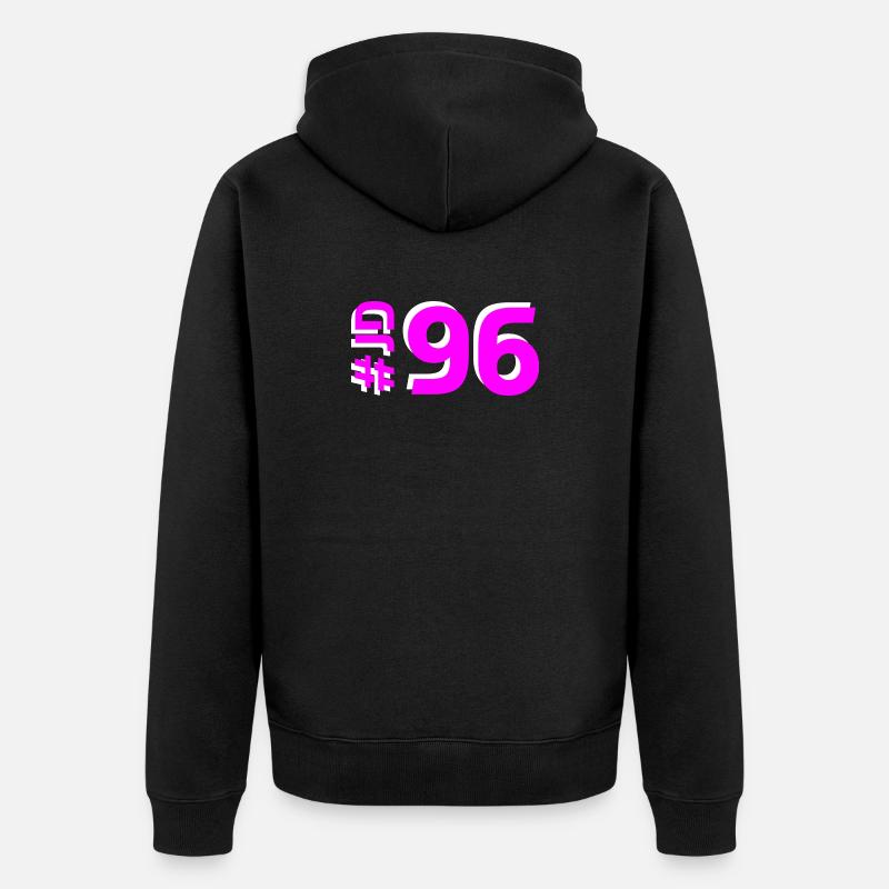 JD96 - Veste à capuche bio Premium Unisexe - noir