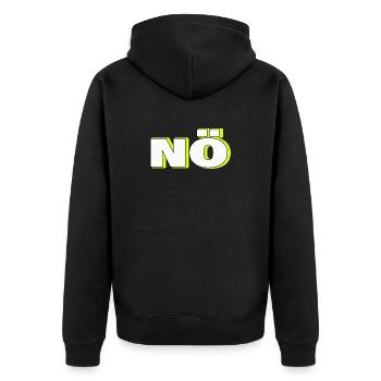 NON - Veste à capuche bio Premium Unisexe - noir - Dos - Nico (187cm)