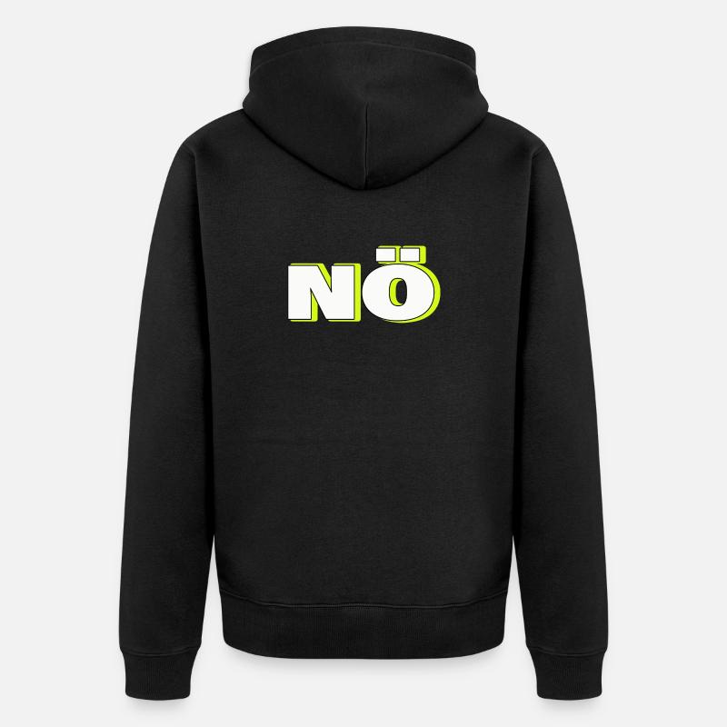 NON - Veste à capuche bio Premium Unisexe - noir
