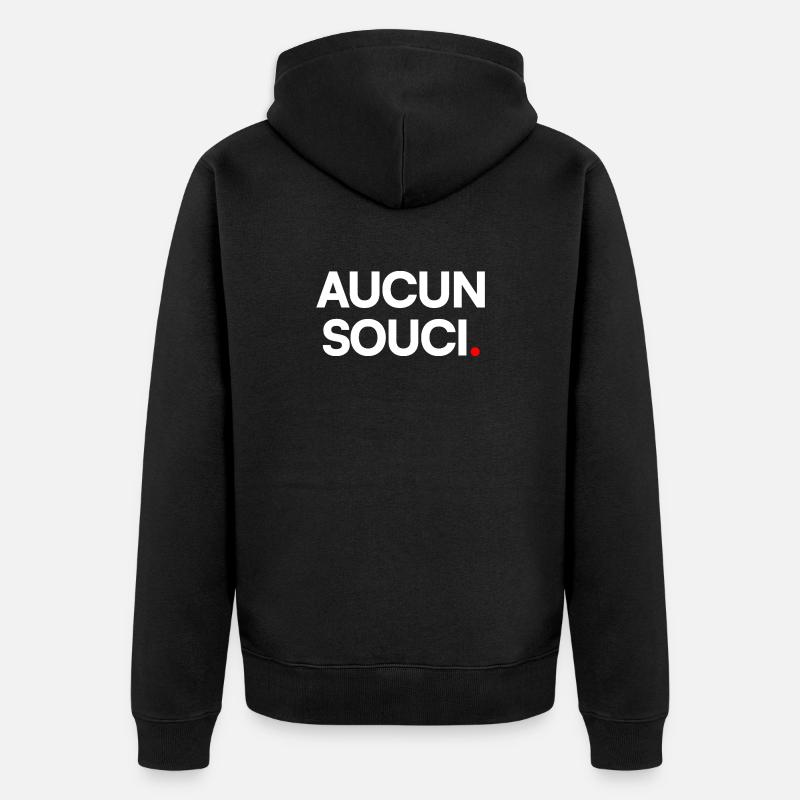 Aucun souci - Veste à capuche bio Premium Unisexe - noir