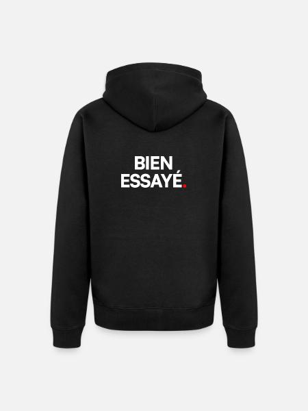 Bien essayé - Veste à capuche bio Premium Unisexe - noir