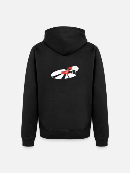Vinyle - Veste à capuche bio Premium Unisexe - noir
