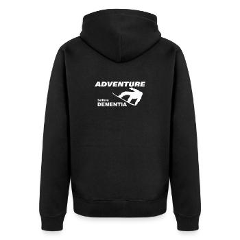 AVENTURE EN SNOWBOARD - Veste à capuche bio Premium Unisexe - noir - Dos - Nico (187cm)