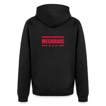 Mechanic - Veste à capuche bio Premium Unisexe - noir - Dos - Nico (187cm)
