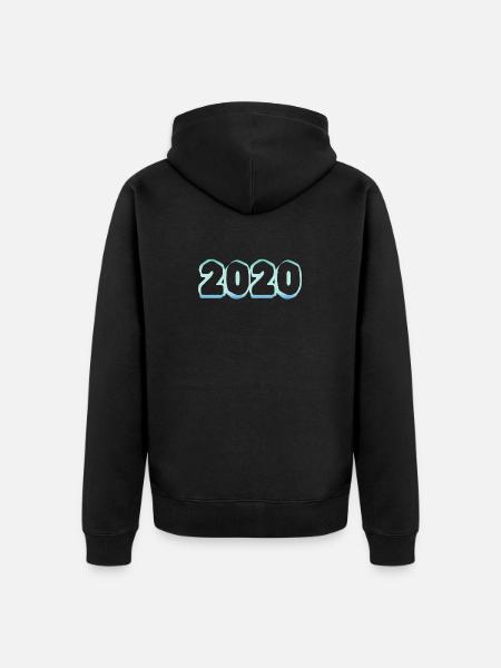 Eisberg 2020 - Unisex Premium Organic Zip Hoodie - black
